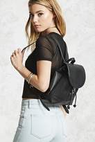 Thumbnail for your product : Forever 21 Faux Leather Buckle Backpack