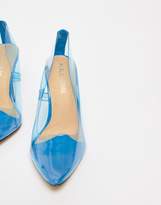 Thumbnail for your product : Public Desire Extra clear court shoes in blue