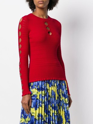 Kenzo cut-out fitted jumper