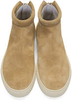 Thumbnail for your product : Nonnative Tan Suede Dweller Mid-Top Sneakers