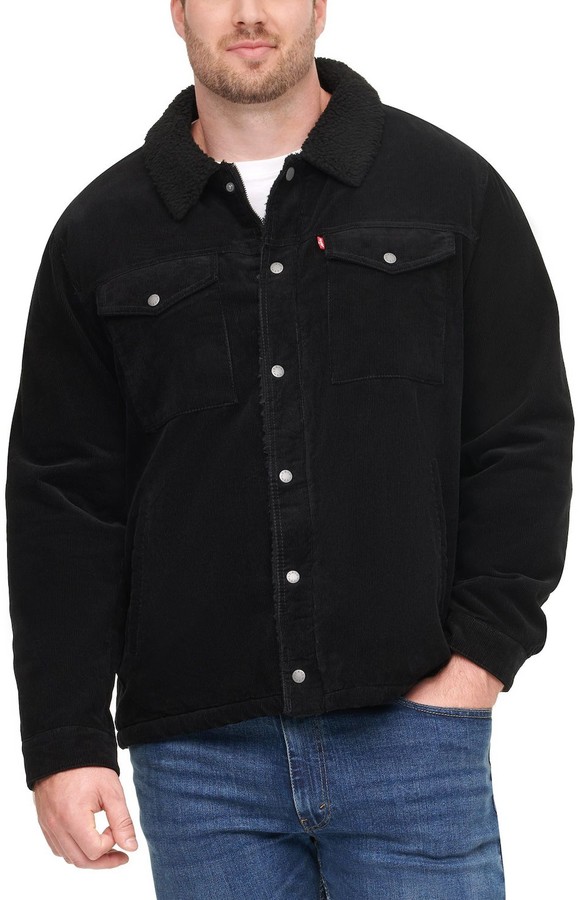 levis sherpa jacket mens sale
