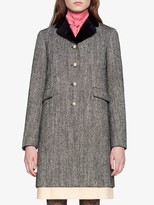 Thumbnail for your product : Gucci Single-breasted wool coat