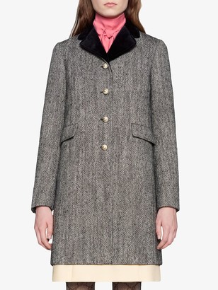 Gucci Single-breasted wool coat