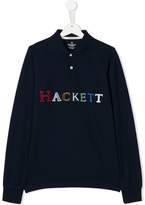 Thumbnail for your product : Hackett Kids embroidered logo polo shirt