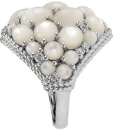 Thumbnail for your product : Judith Ripka Sterling Mother-of-Pearl Cluster Ring
