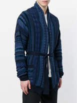 Thumbnail for your product : Laneus jacquard pattern knit cardigan