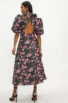 Thumbnail for your product : Floral Puff Sleeve Midi Dress