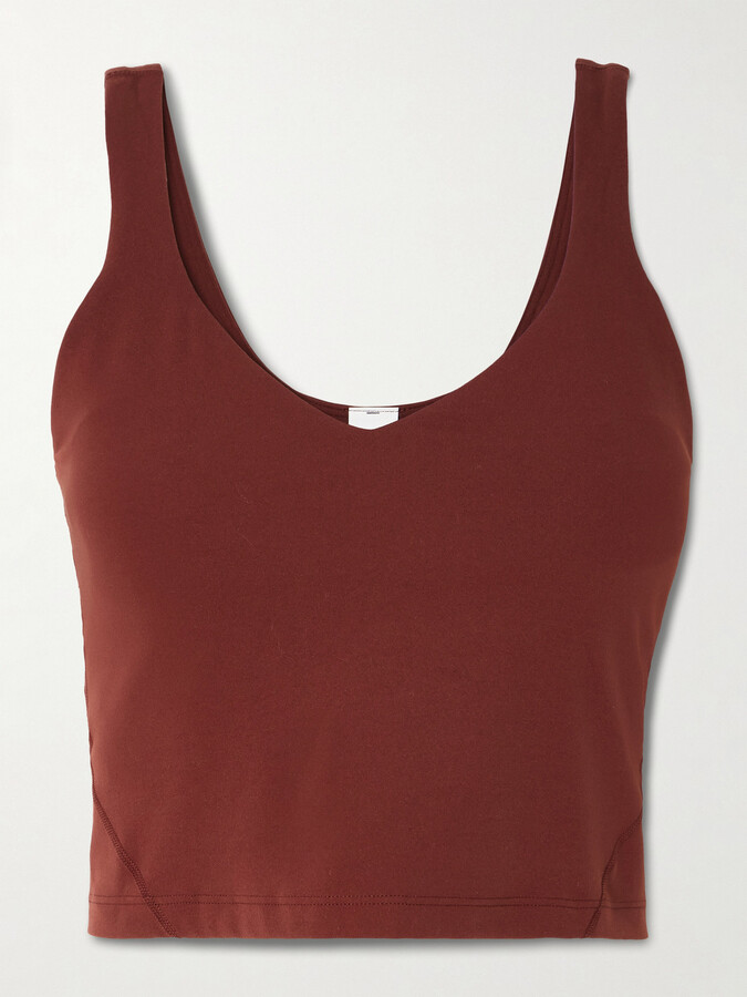 Lululemon Align™ Nulu™ Cropped Tank - Burgundy