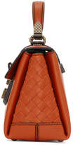 Thumbnail for your product : Bottega Veneta Orange Small Intrecciato Piazza Bag