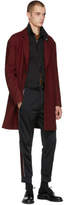 Thumbnail for your product : Lanvin Burgundy Wool Coat