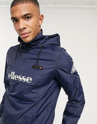 Ellesse Ion overhead jacket with reflective logo in navy - ShopStyle  Outerwear