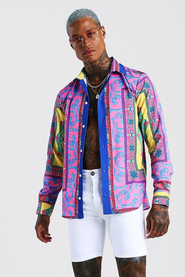 colorful shirt mens