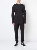 Thumbnail for your product : Y-3 striped shoulder sweatshirt