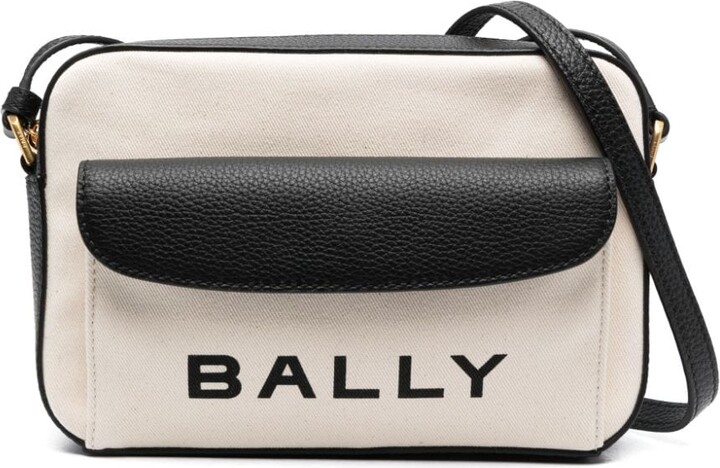 Bally 'baily' Crossover Leather Bag in Black