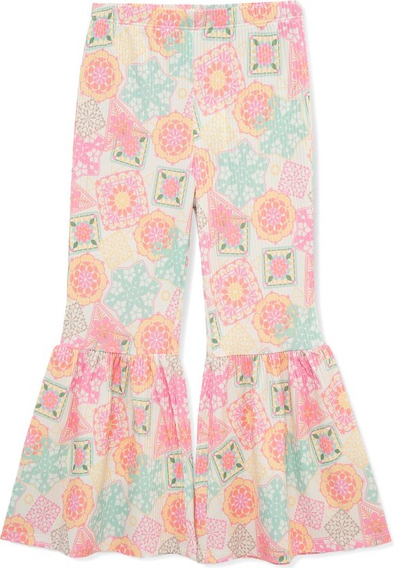 Peek Ribbed Flare Pant