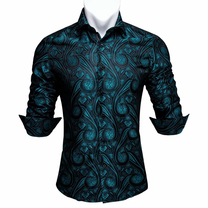 teal shirt mens
