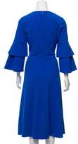 Thumbnail for your product : Tibi Flared-Sleeves Midi Dress