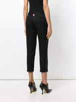 Thumbnail for your product : Thom Browne Chenille Banker Stripe Lowrise Skinny Trouser With Grosgrain Tuxedo Stripe