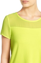 Thumbnail for your product : Vince Camuto Mixed Media Tee (Petite)