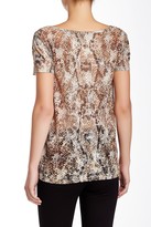 Thumbnail for your product : The Kooples Animal Print Burnout Tee