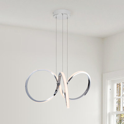 SIMPOL HOME Integrated LED, Ring Ceiling Light, Dimmable Hanging Lamp