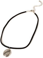 Thumbnail for your product : Forever 21 Faux Suede Locket Choker