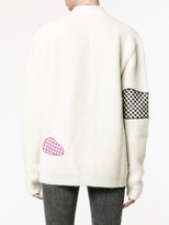 Thumbnail for your product : Christopher Kane Oversized Patch Applique Cardigan