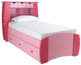 Thumbnail for your product : Kidspace Orlando Single Bed With Storage, Shelves And Optional Mattress