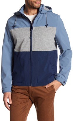 Kenneth Cole New York Hooded Colorblock Jacket