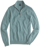Thumbnail for your product : J.Crew Slim cotton-cashmere half-zip sweater