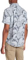 Thumbnail for your product : Tailor Vintage Banana Leaf Print Linen Short Sleeve Shirt