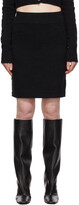 Thumbnail for your product : Helmut Lang Black Brushed Skirt