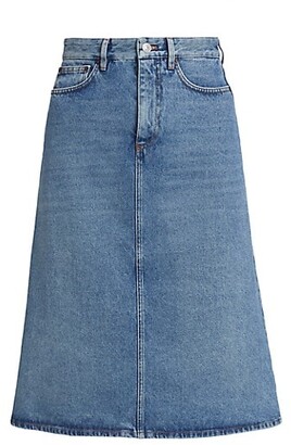Balenciaga Five-Pocket Jeans Skirt