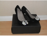 Thumbnail for your product : Kurt Geiger Black Suede Heels
