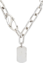Thumbnail for your product : Martine Ali Silver Tailspin Tag Choker