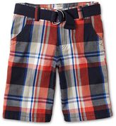 Thumbnail for your product : Joe Fresh Orange Plaid Shorts - Boys 4-14