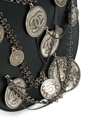 Chanel Pre Owned 2003 Medallion Coins saddle bag