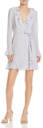 WAYF Gabby Long-Sleeve Ruffle Wrap Dress - 100% Exclusive