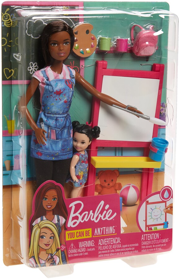 Mattel Barbie(R) Art Teacher Doll Playset ShopStyle Action & Toy Figures