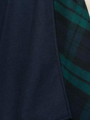 Burberry check lined shawl