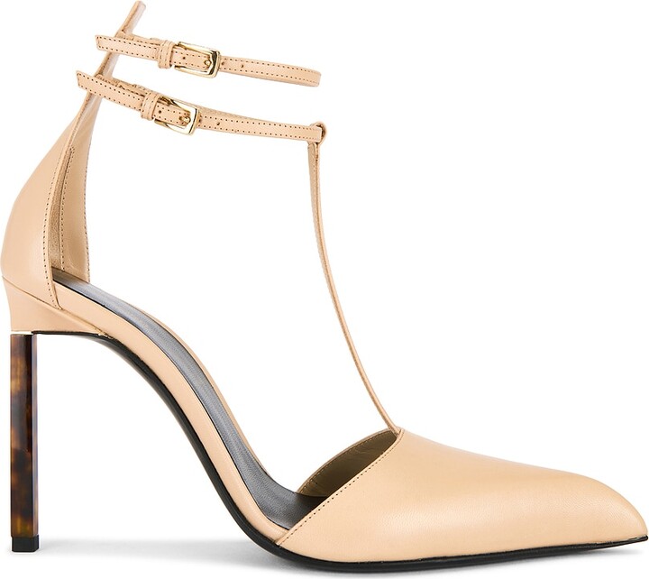 TOM FORD Kid T Strap 105 Pump in Nude