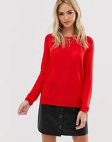 Thumbnail for your product : Pimkie crew neck jumper in red