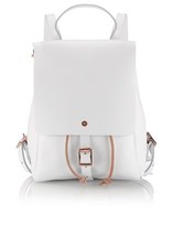 Thumbnail for your product : Alfie Douglas White Alfie Two Mini Backpack