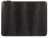 Thumbnail for your product : Givenchy Large Pony Hair-Embossed Leather Pouch, Black