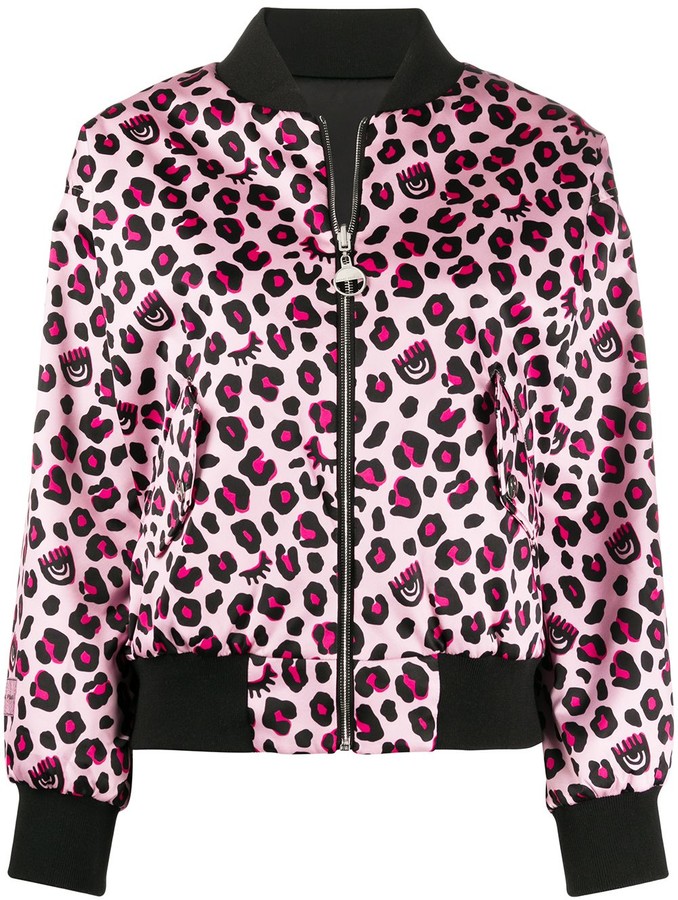 pink leopard jacket