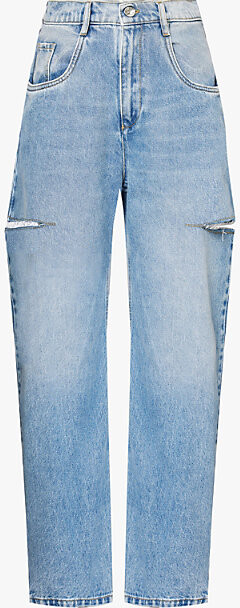 Maison Margiela Womens Denim Mm Pants 5 Pockets 4