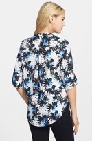 Thumbnail for your product : Lush Roll Tab Sleeve Woven Shirt (Juniors)