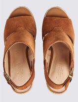 Thumbnail for your product : Marks and Spencer Suede Wedge Heel Sandals