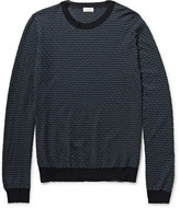 Thumbnail for your product : Paul Smith Striped Wool and Silk-Blend Sweater