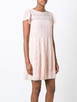 Thumbnail for your product : RED Valentino pleated chiffon dress